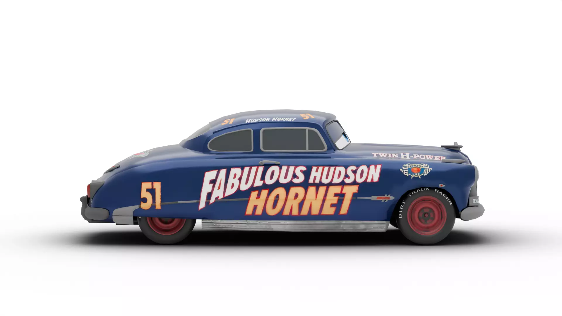 Doc Hudson Low-poly 3D model_4