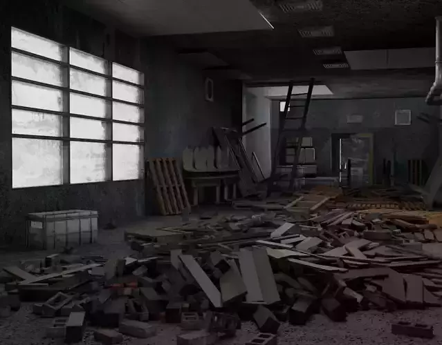 Abandoned Building Rubble - Environment 02
