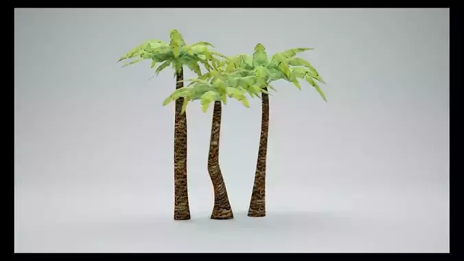 Stylized Palms and Bamboo