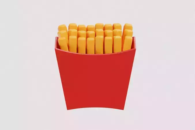 French Fries cartoon