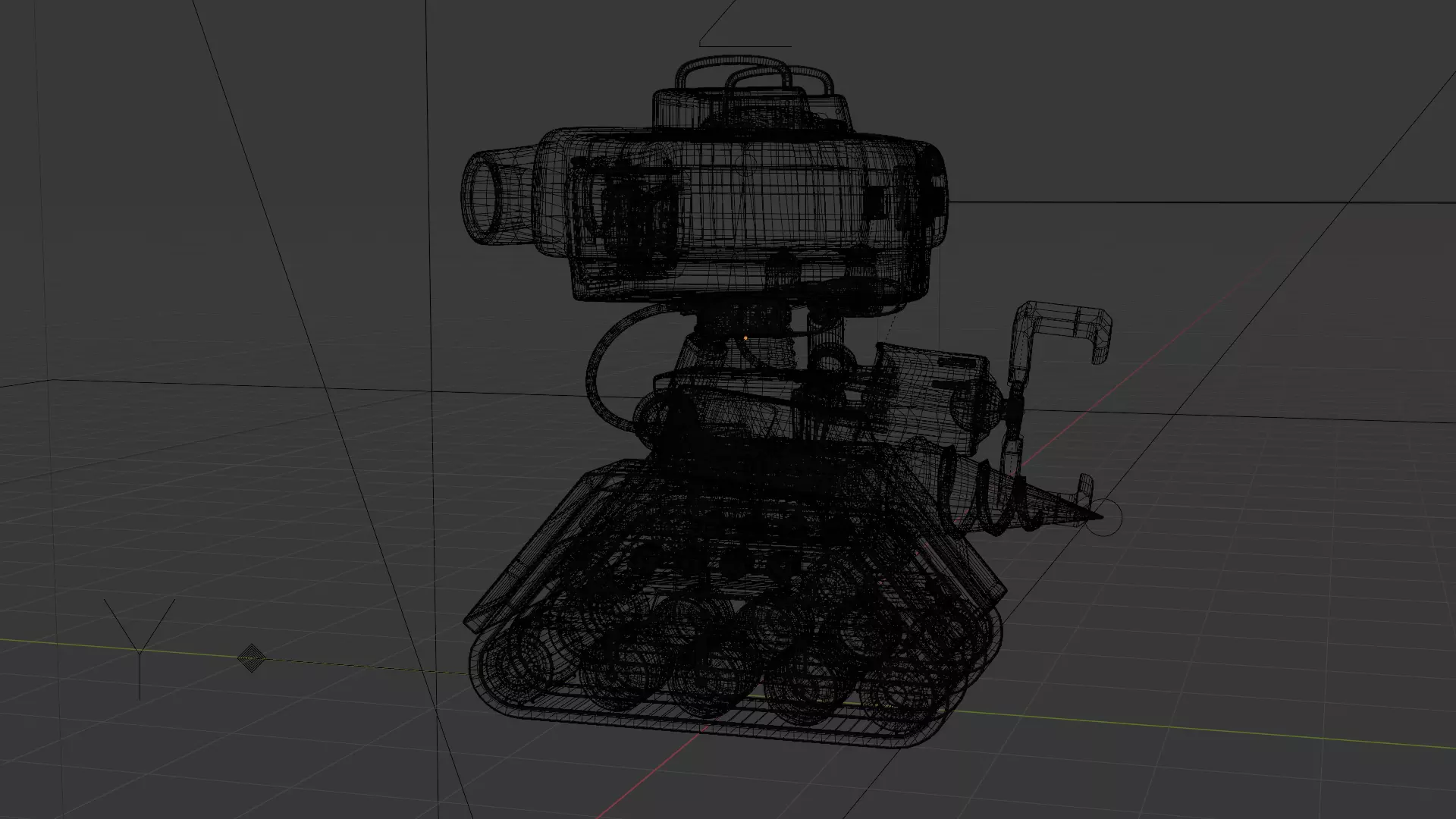 Tank Bot 3D model_3