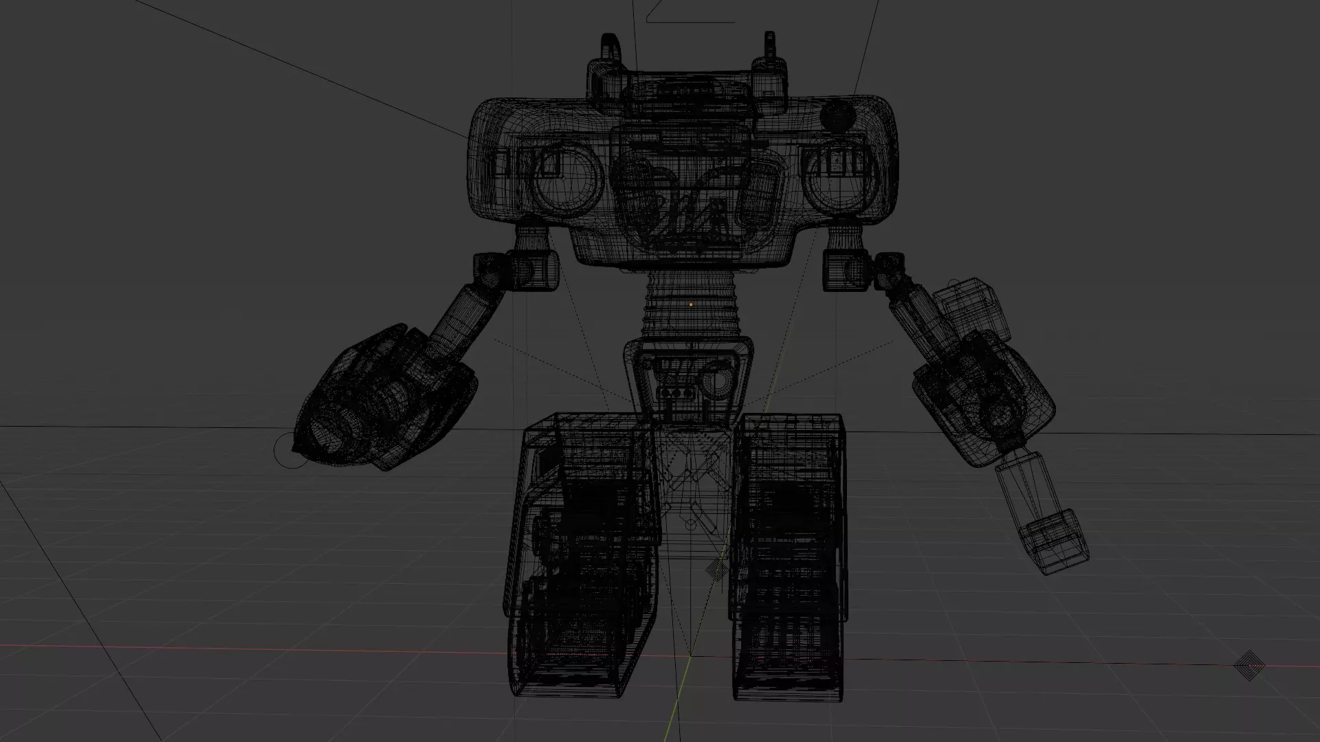 Tank Bot 3D model_4