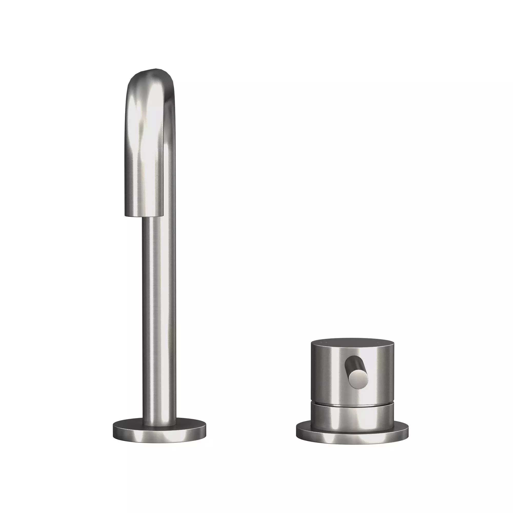 Axus Pin Basin Mixer 3D model_1