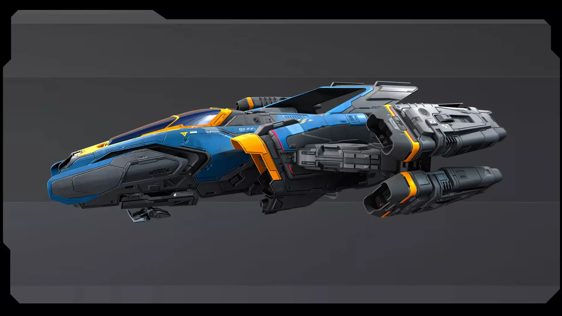 SF Fighter - Plug and Fly Low-poly 3D model_14