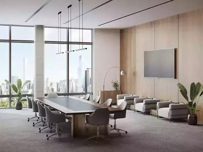 Interior scene conference room 01