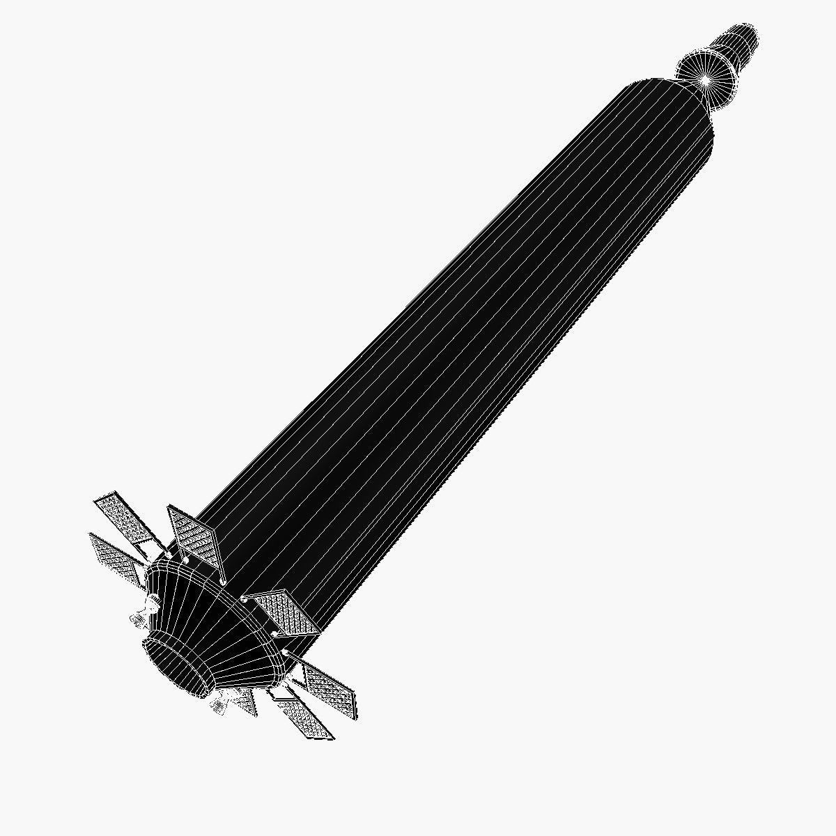 Hwasong-10 Ballistic Missile 3D model_6