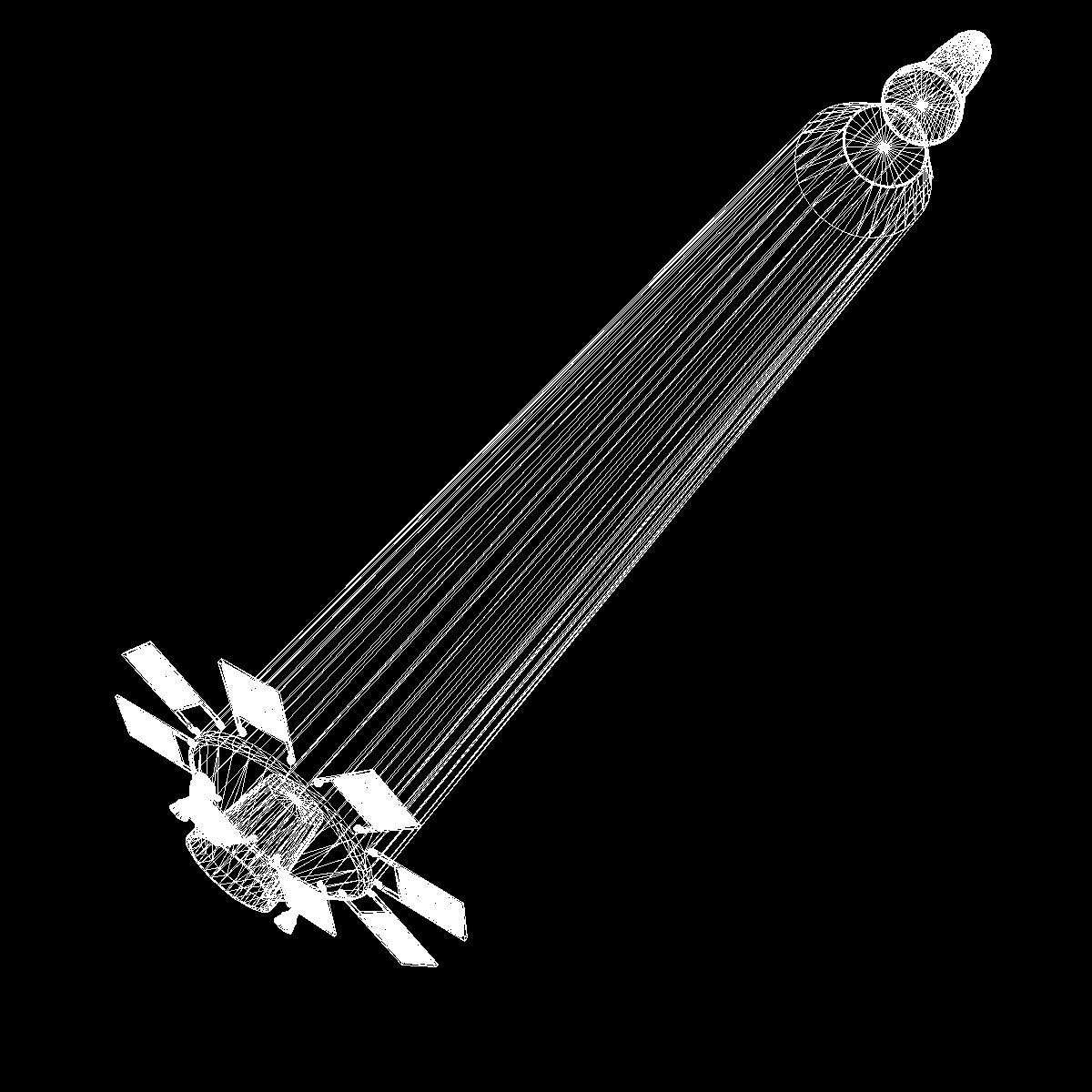 Hwasong-10 Ballistic Missile 3D model_13