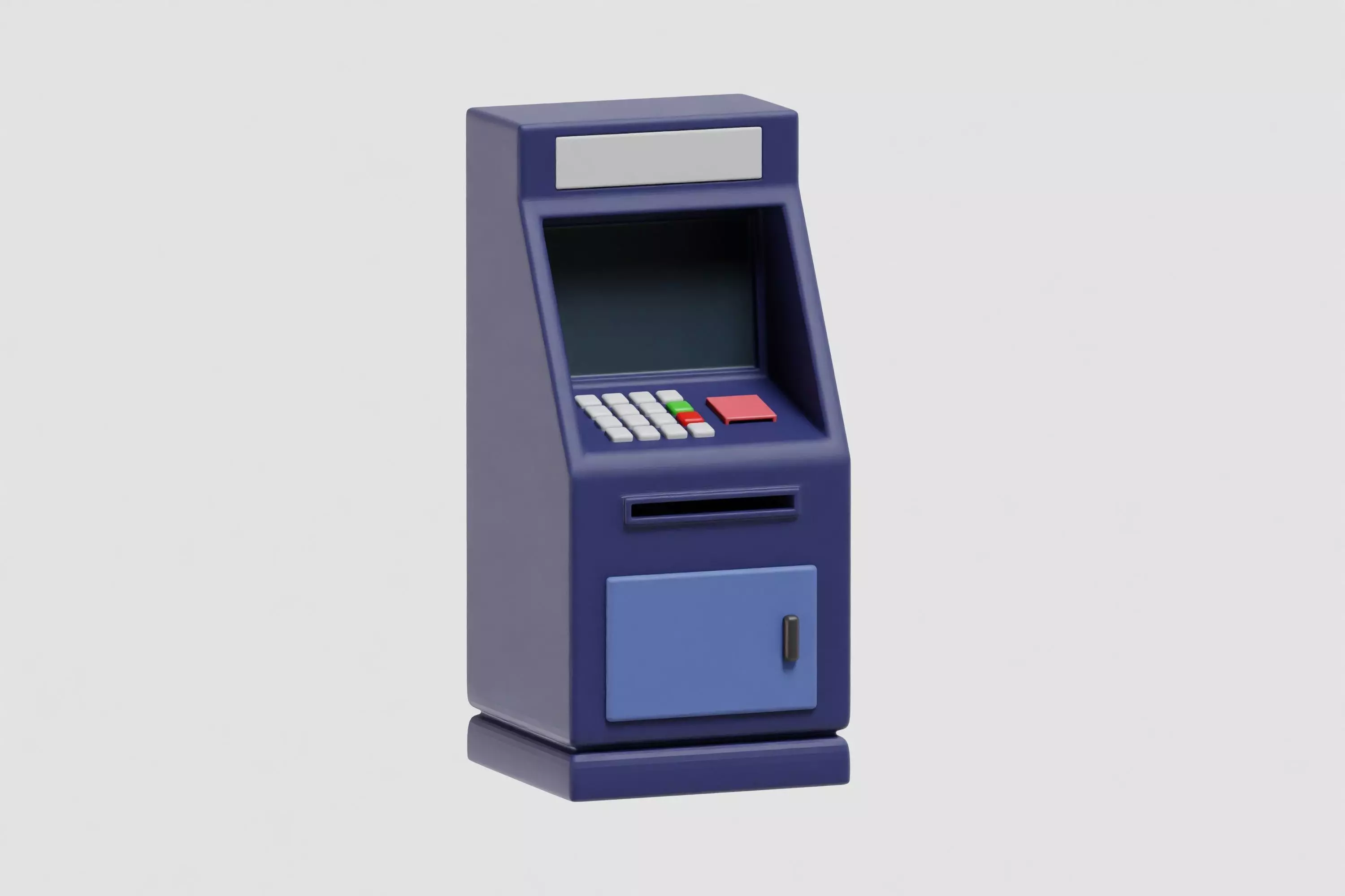 ATM Machine Free low-poly 3D model