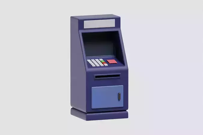 Cartoon ATM Machine