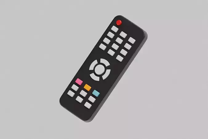 Tv remote control cartoon