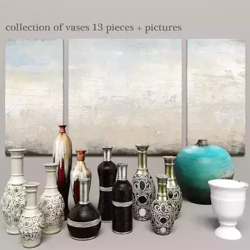 Collection vases 7 pieces
