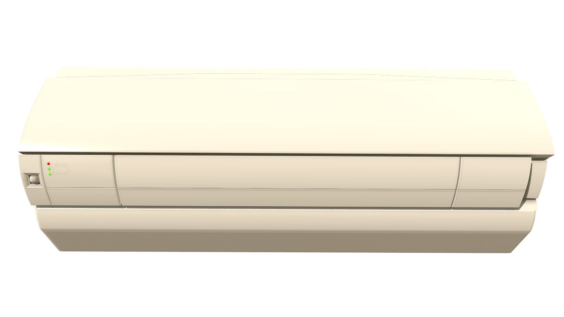 Office Air Conditioner - Aircon Low-poly 3D model_5
