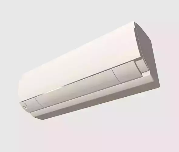 Office Air Conditioner - Aircon Low-poly 3D model