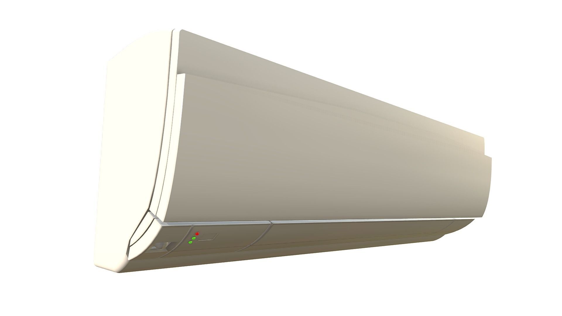 Office Air Conditioner - Aircon Low-poly 3D model_4