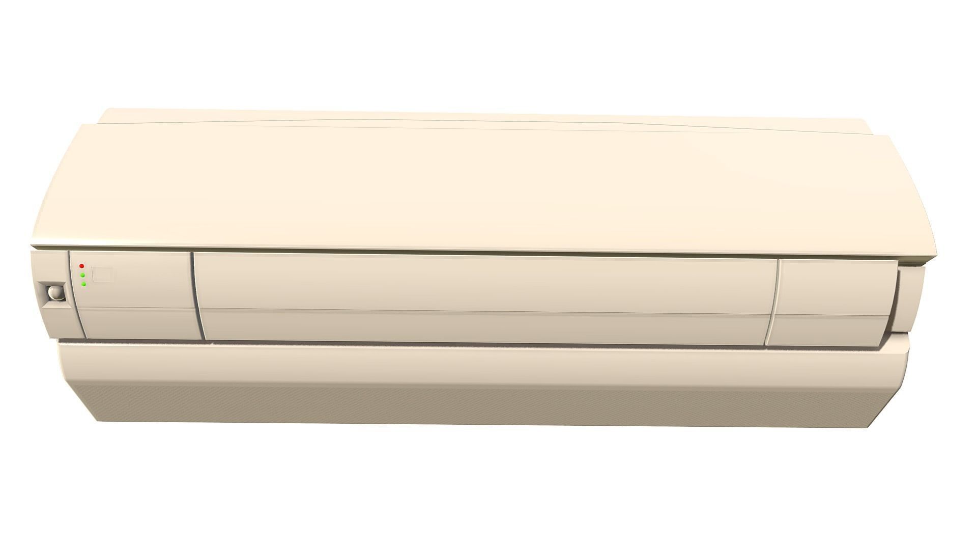 Office Air Conditioner - Aircon Low-poly 3D model_8