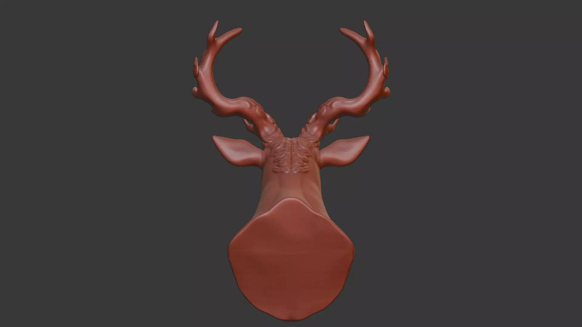 Okapi Head Bust 3D Model - STL Printable Wildlife Sculpture 3D print model_5