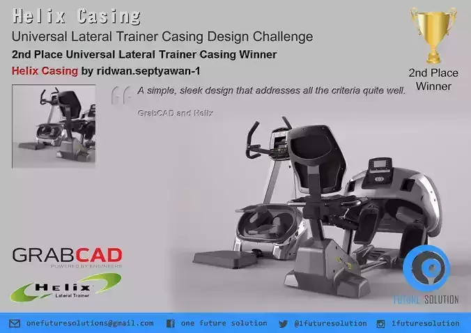 Helix Casing Free 3D model