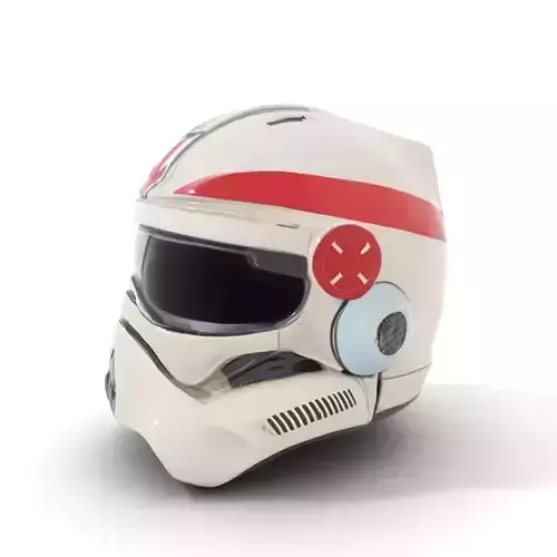 Futuristic White Helmet model pack