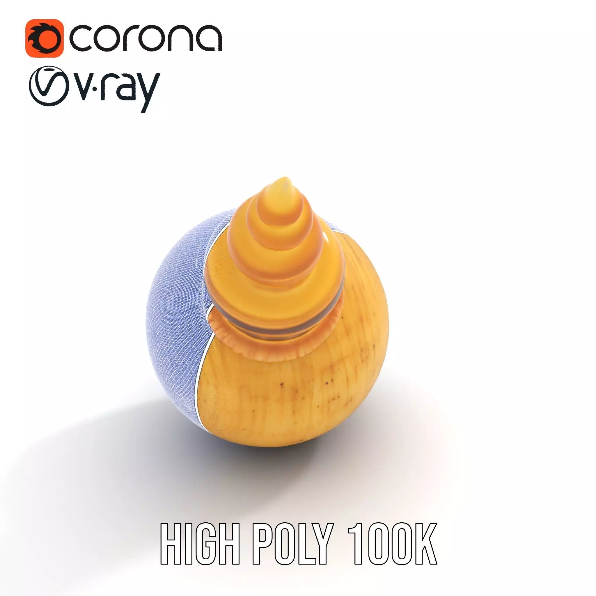 Spiral Nautilus Shell model pack Low-poly 3D model_34