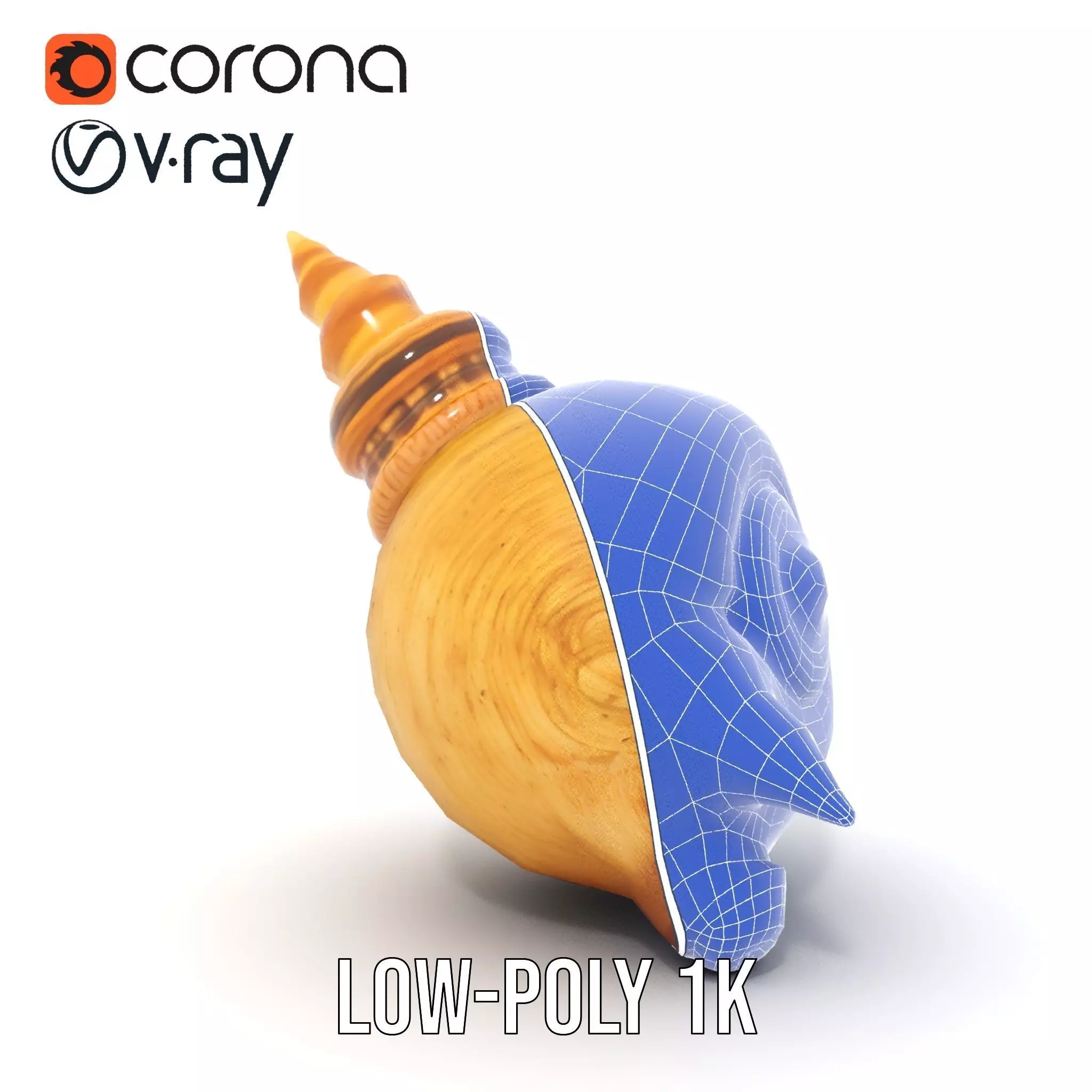Spiral Nautilus Shell model pack Low-poly 3D model_29