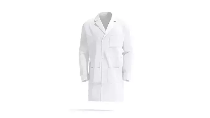White Medical Lab Coat - doctors hospital overcoat clothing