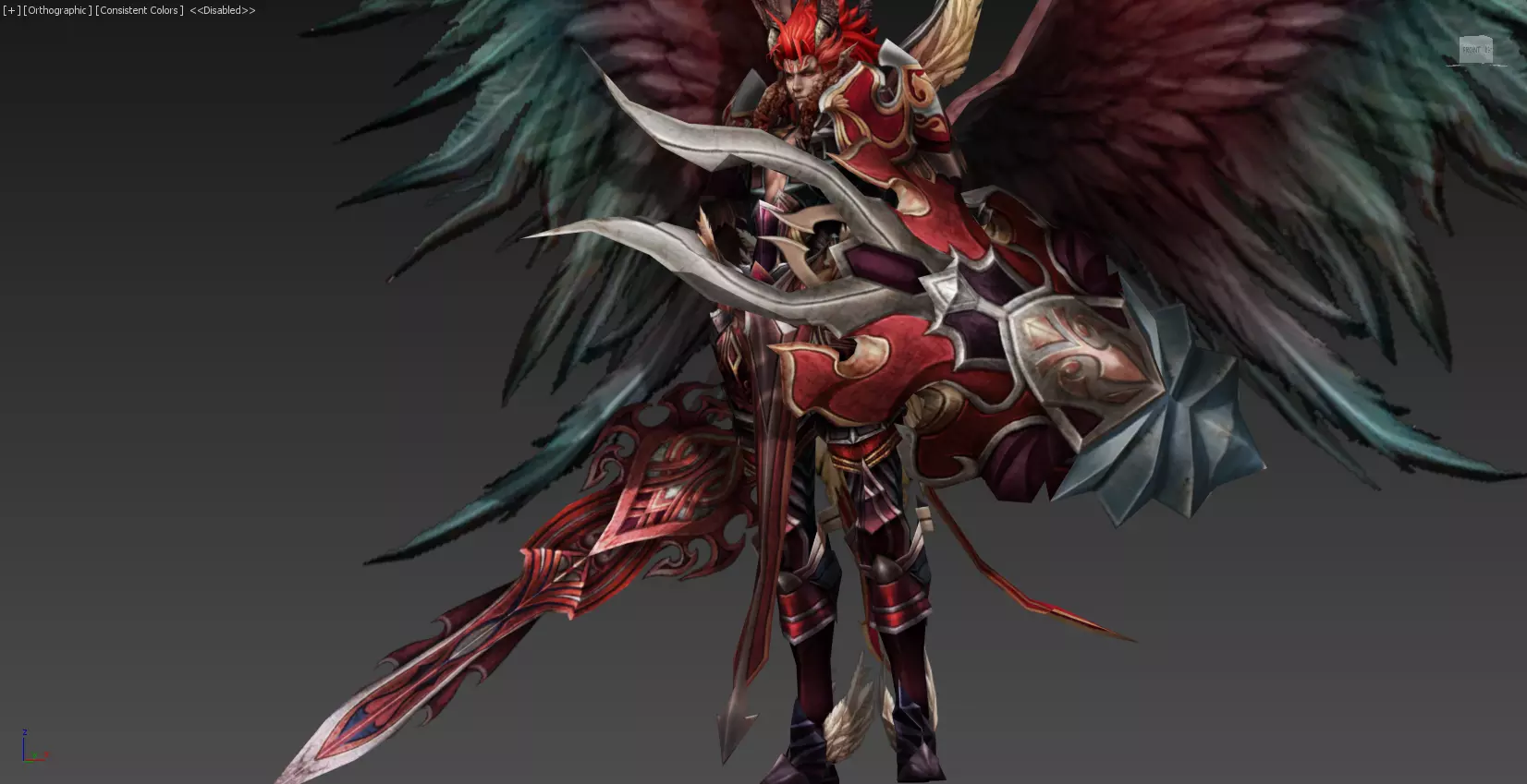 Ignatius  the Winged Draconian 51 3D model_3