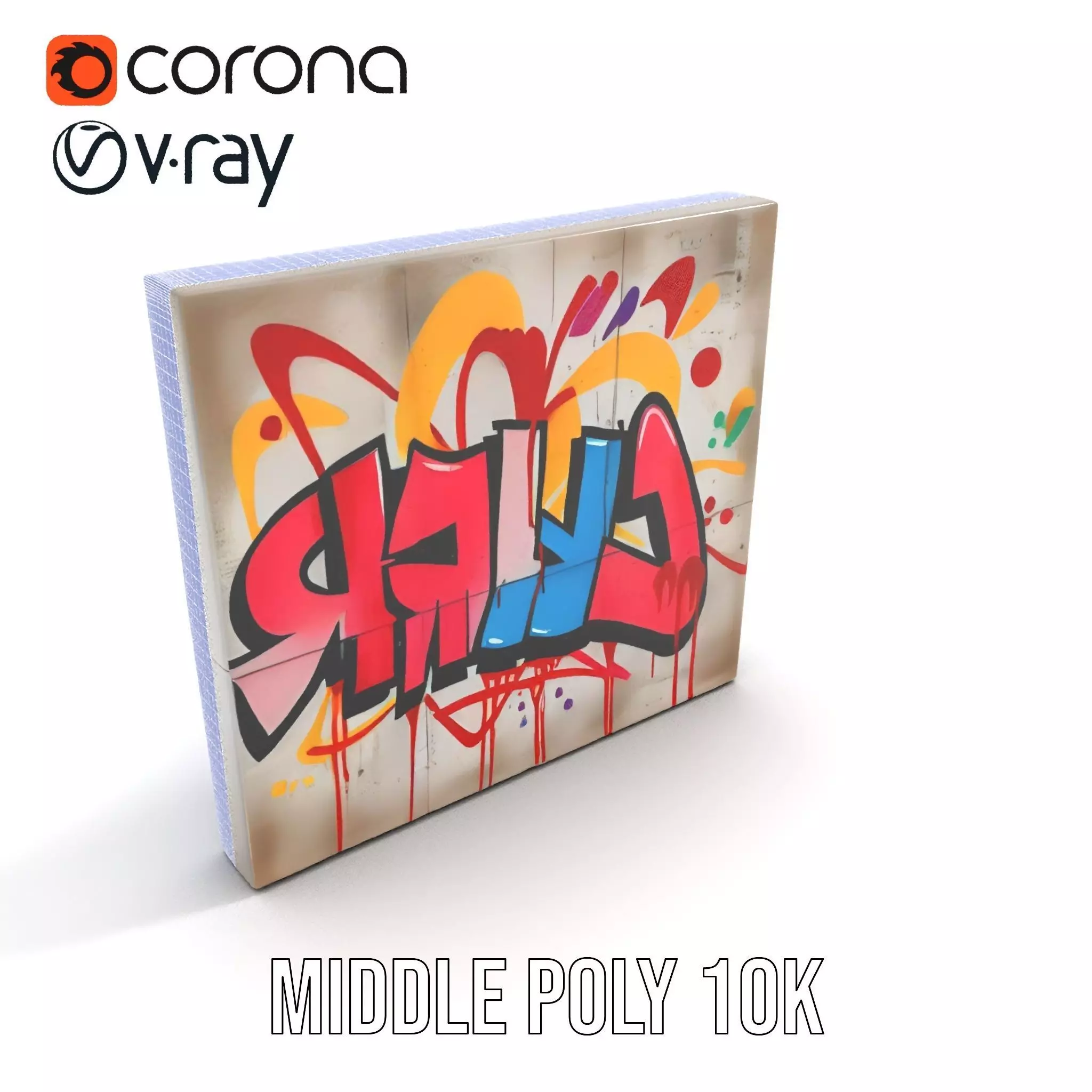 Vibrant Graffiti Wall model pack Texture_22