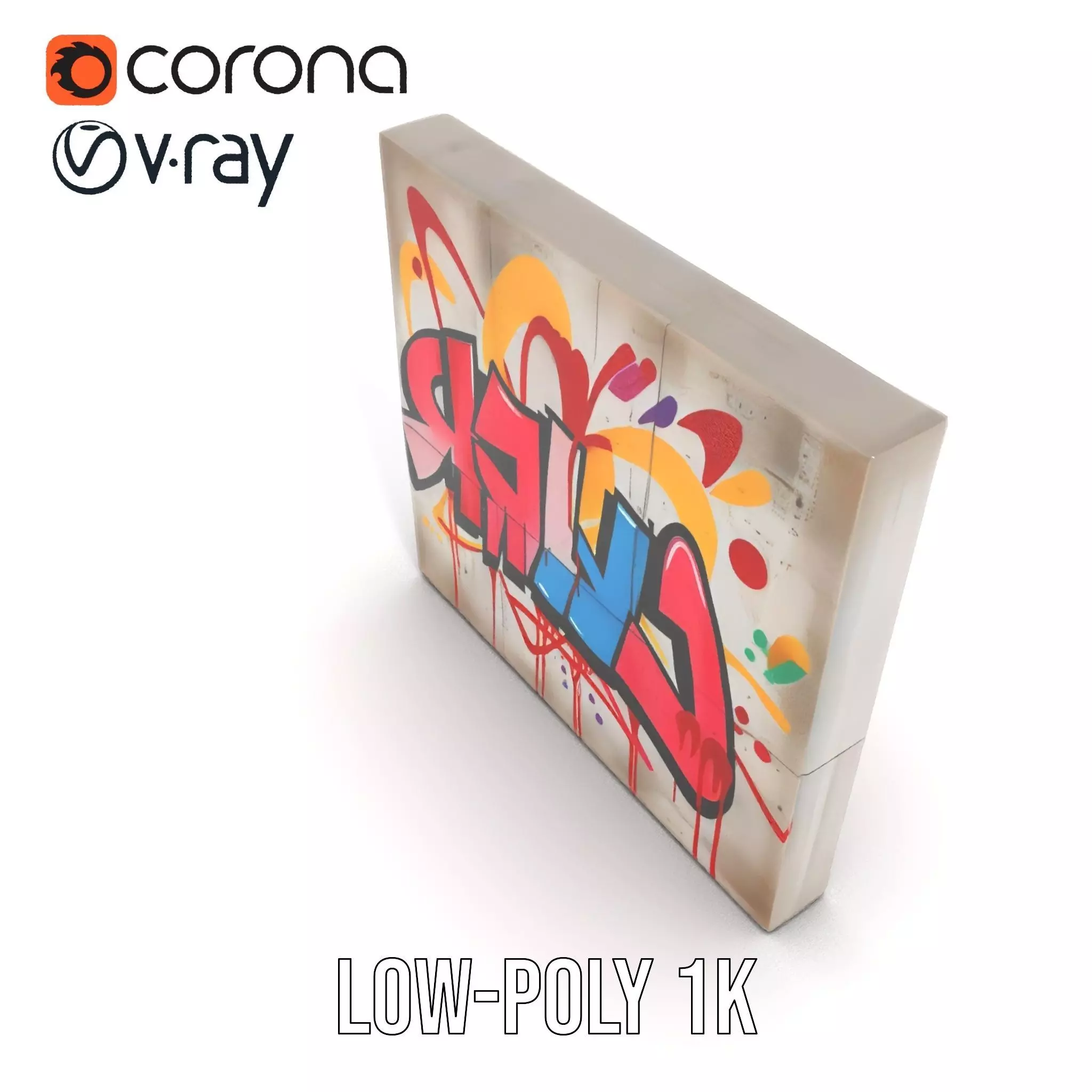 Vibrant Graffiti Wall model pack Texture_18