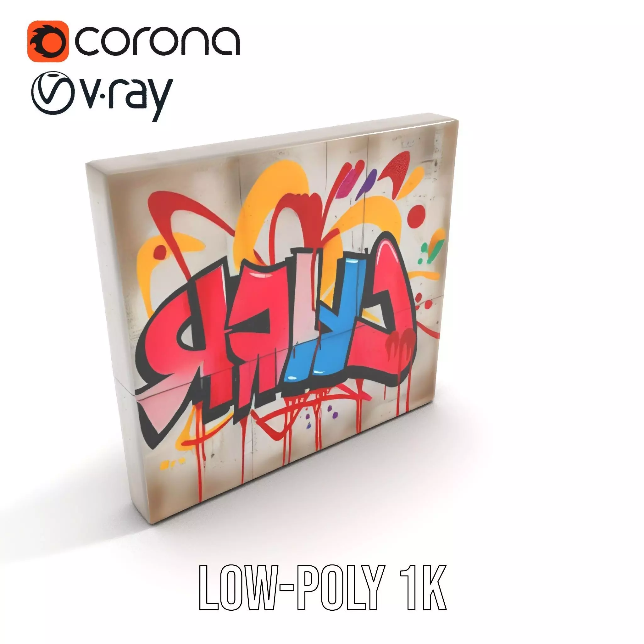 Vibrant Graffiti Wall model pack Texture_15