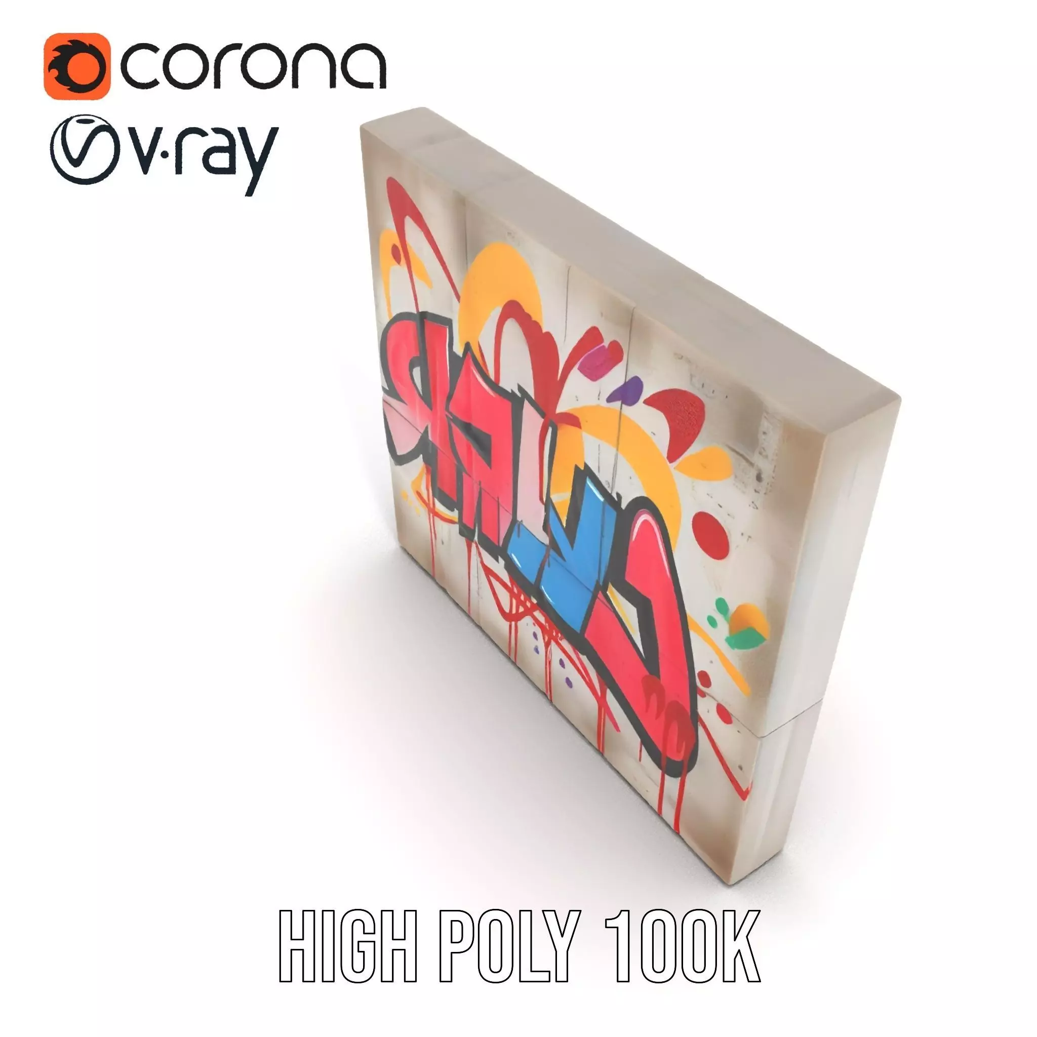 Vibrant Graffiti Wall model pack Texture_16