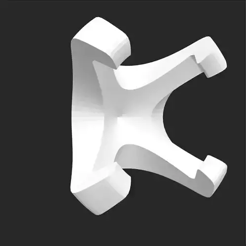 Diamond stud earrings 3D print model