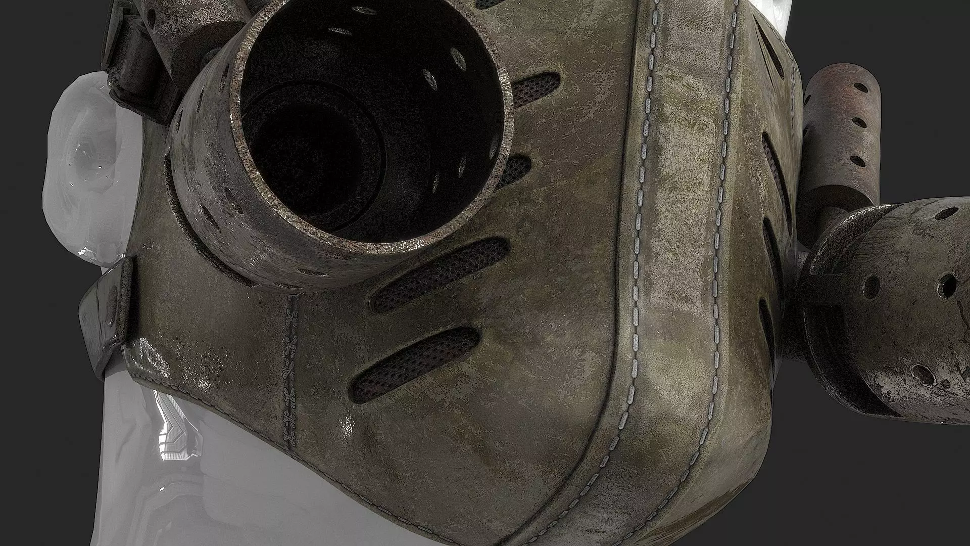 Postapocaliptico Mask Low-poly 3D model_4