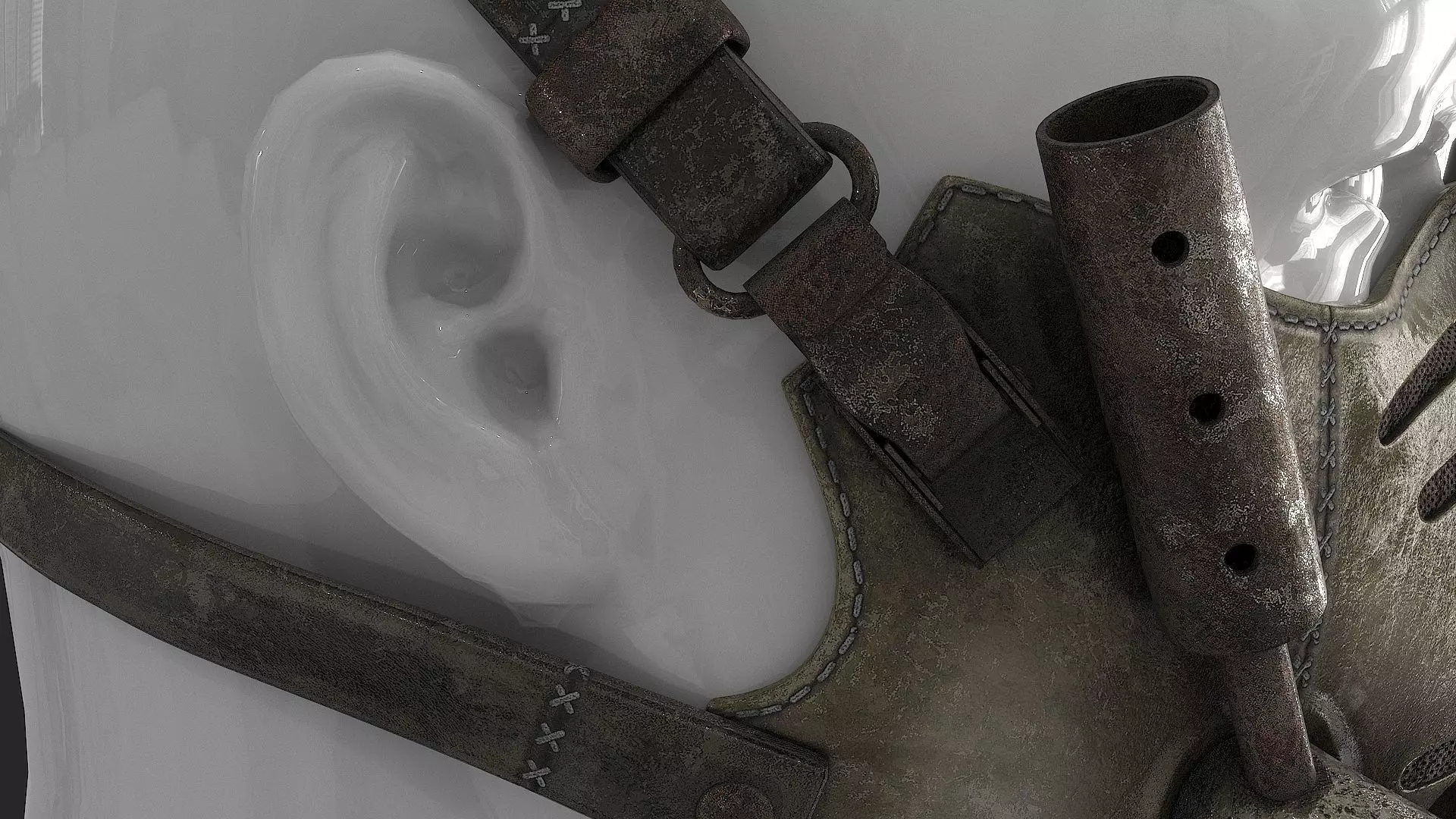 Postapocaliptico Mask Low-poly 3D model_5