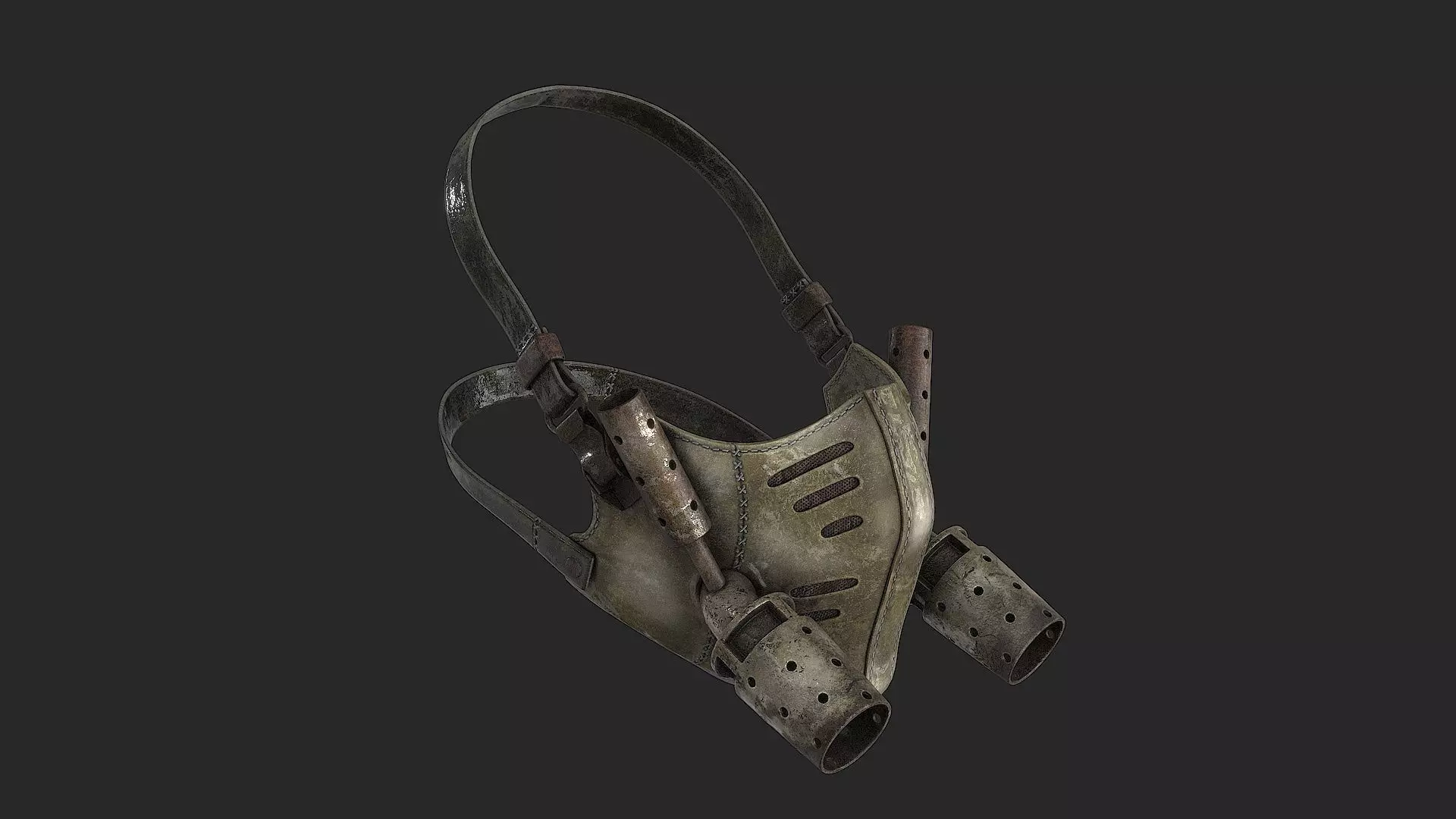 Postapocaliptico Mask Low-poly 3D model_8