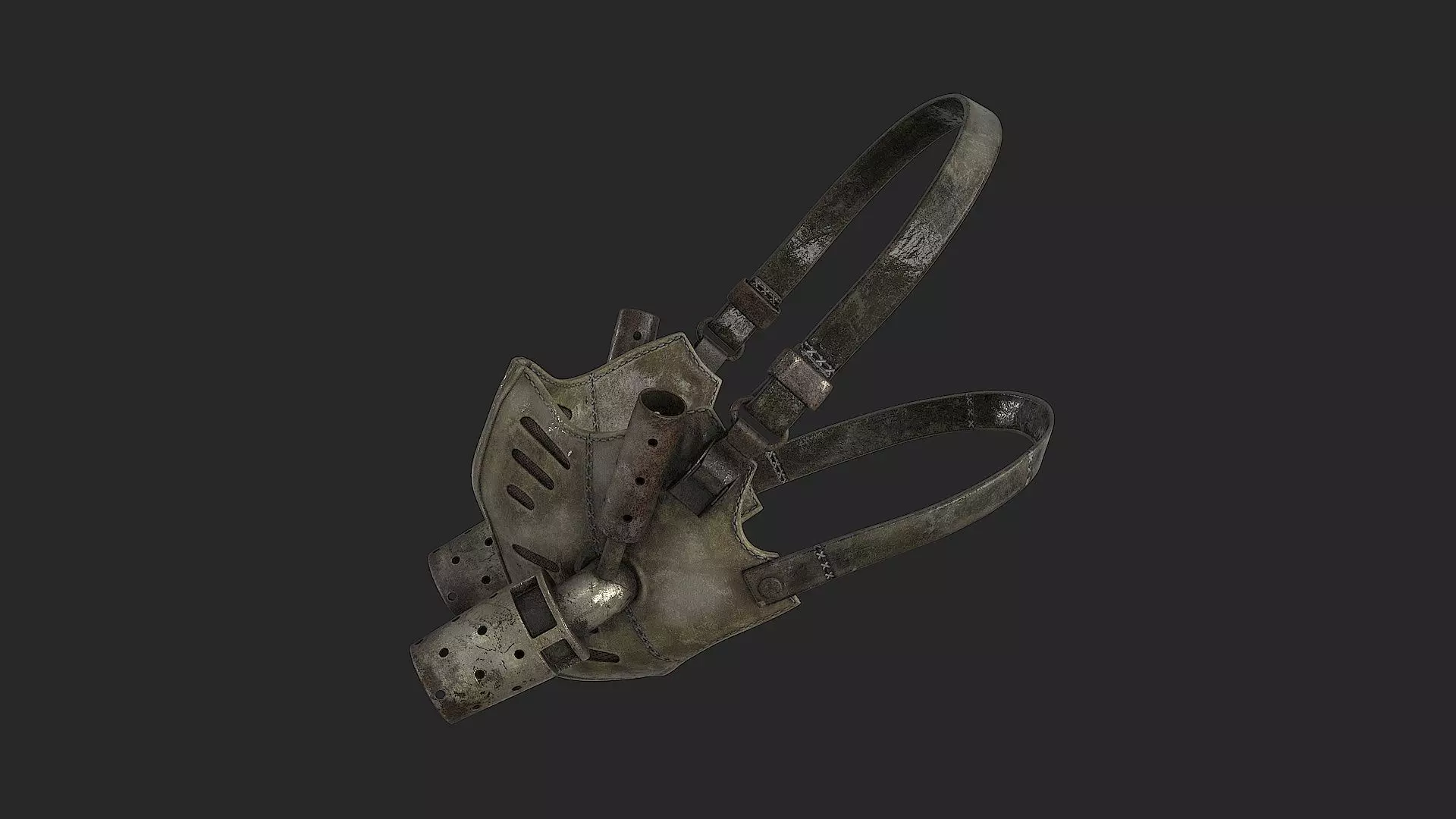 Postapocaliptico Mask Low-poly 3D model_14