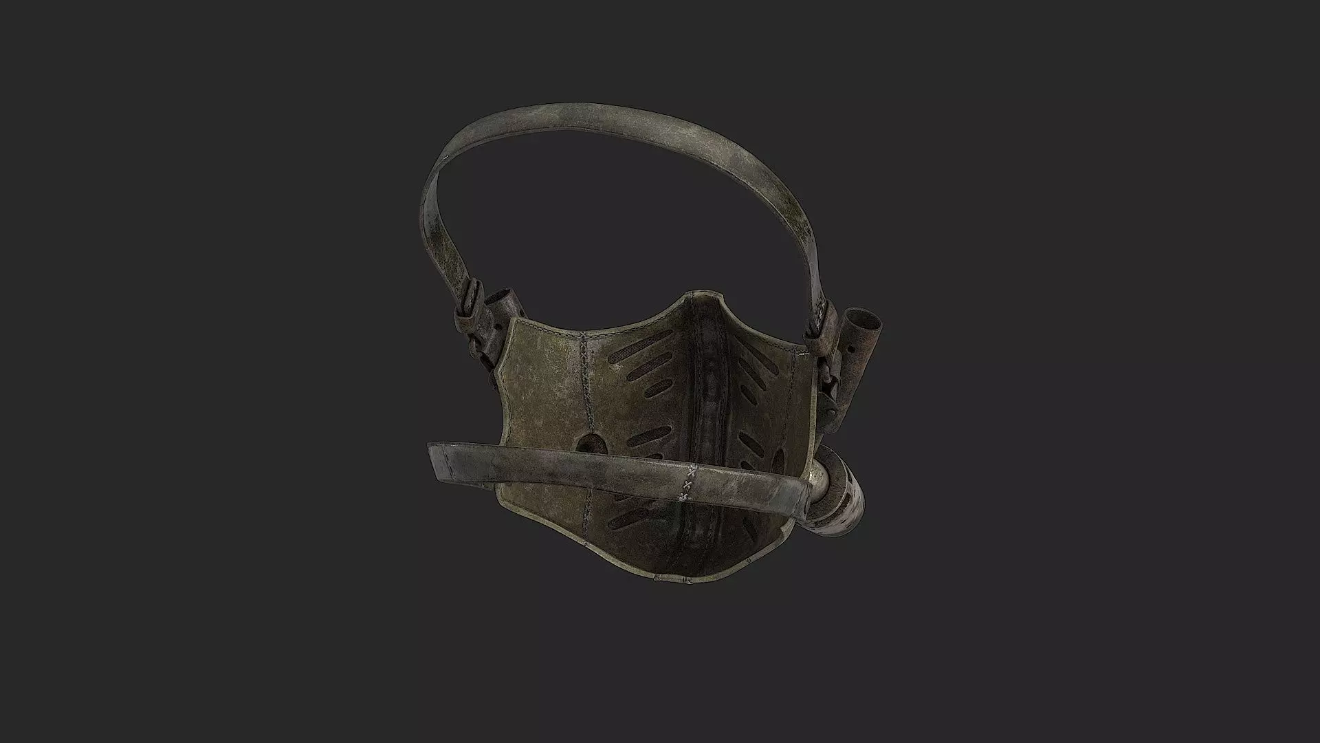 Postapocaliptico Mask Low-poly 3D model_11