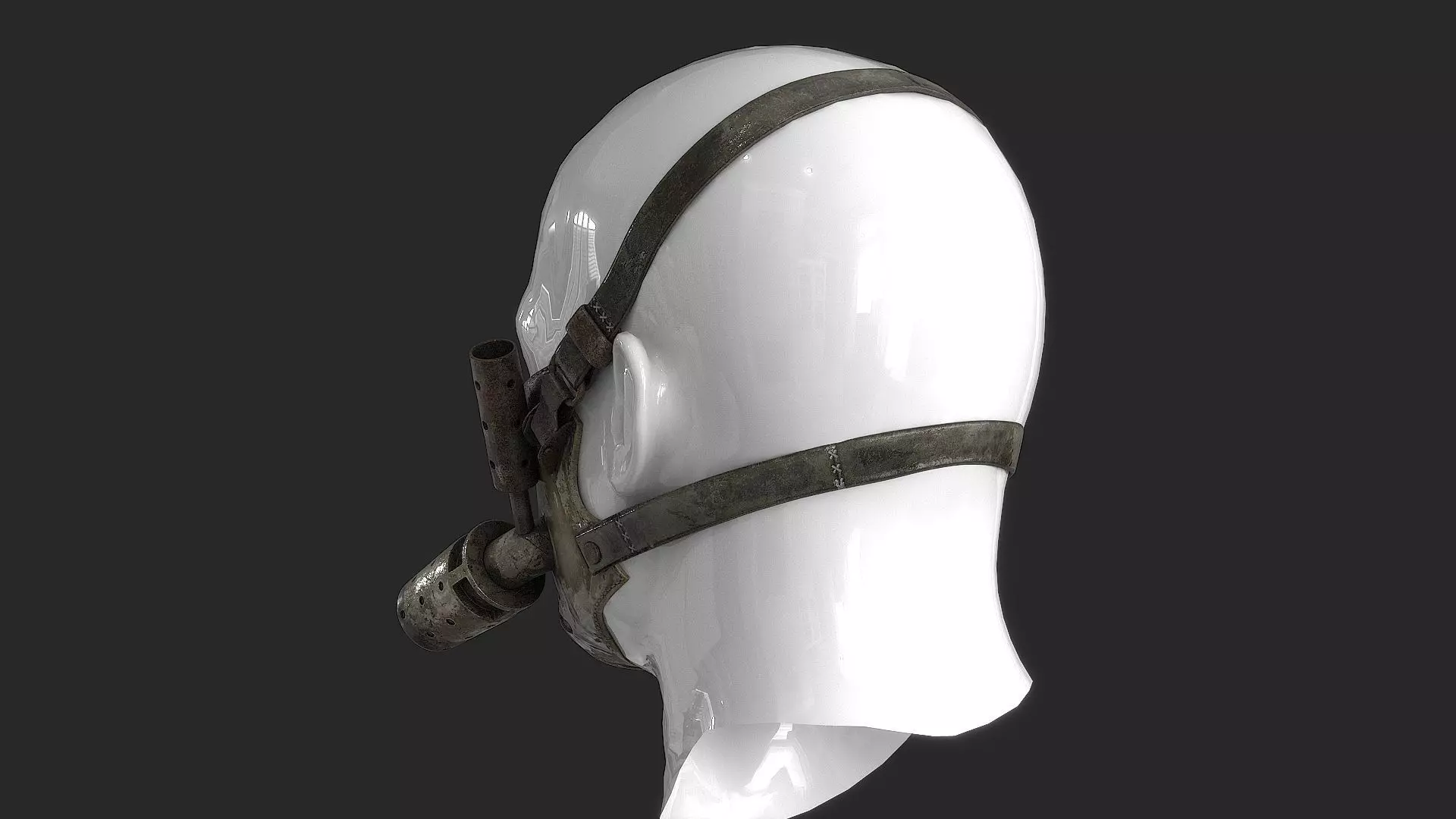 Postapocaliptico Mask Low-poly 3D model_2