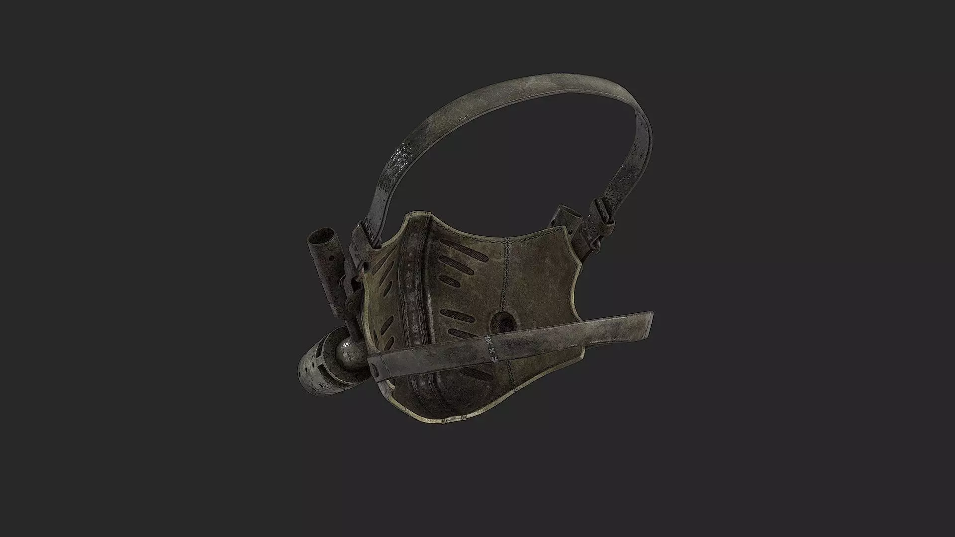 Postapocaliptico Mask Low-poly 3D model_12
