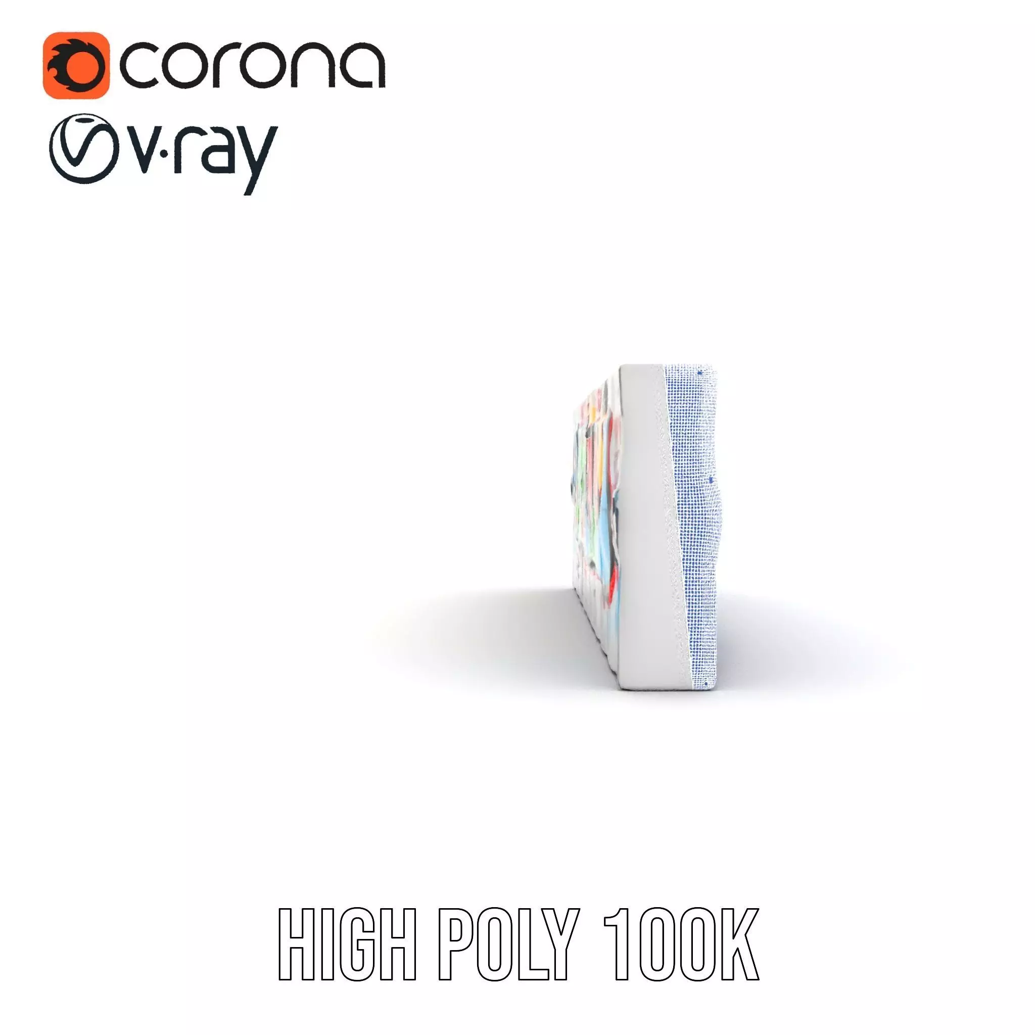 Vibrant Graffiti Wall model pack Low-poly 3D model_34