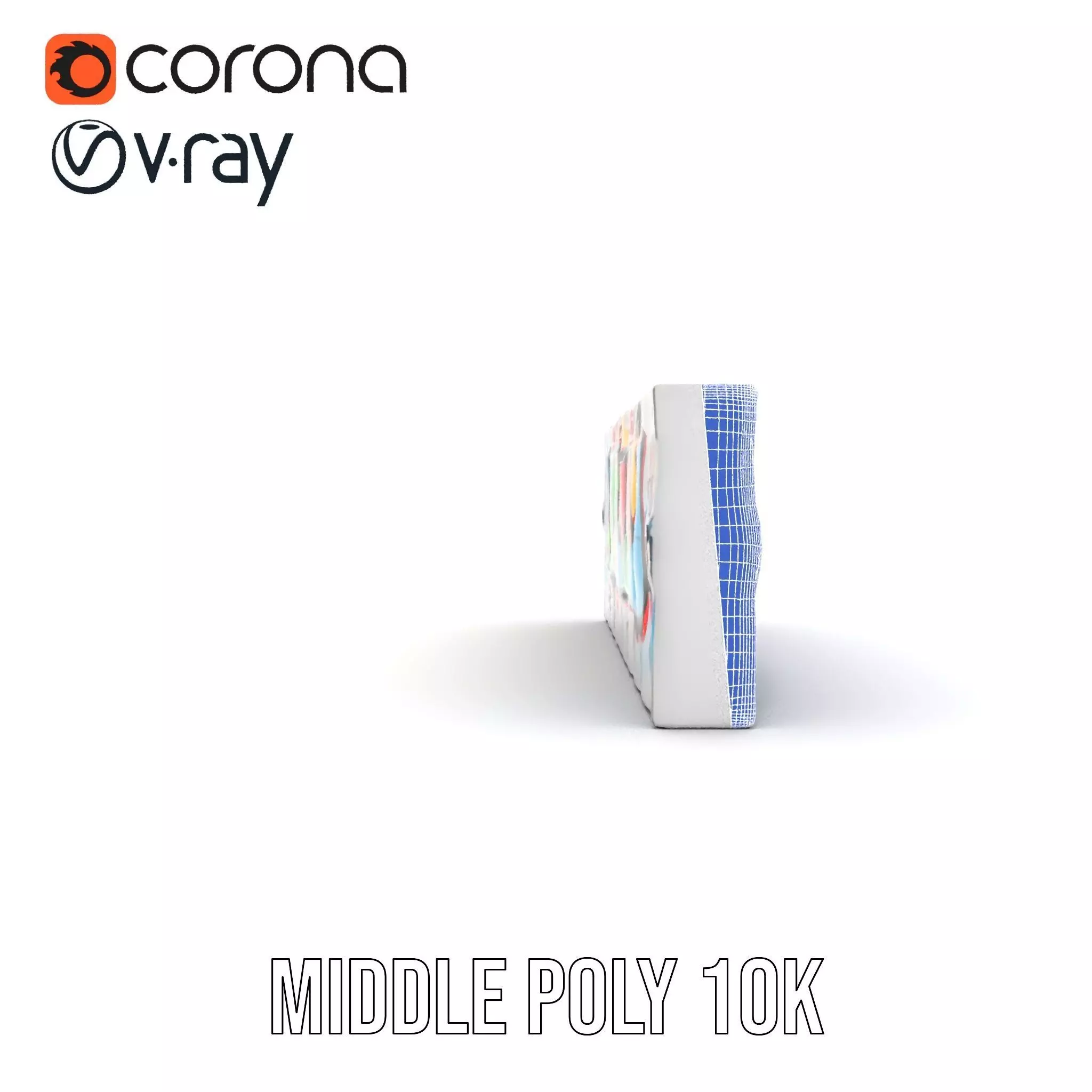 Vibrant Graffiti Wall model pack Low-poly 3D model_30