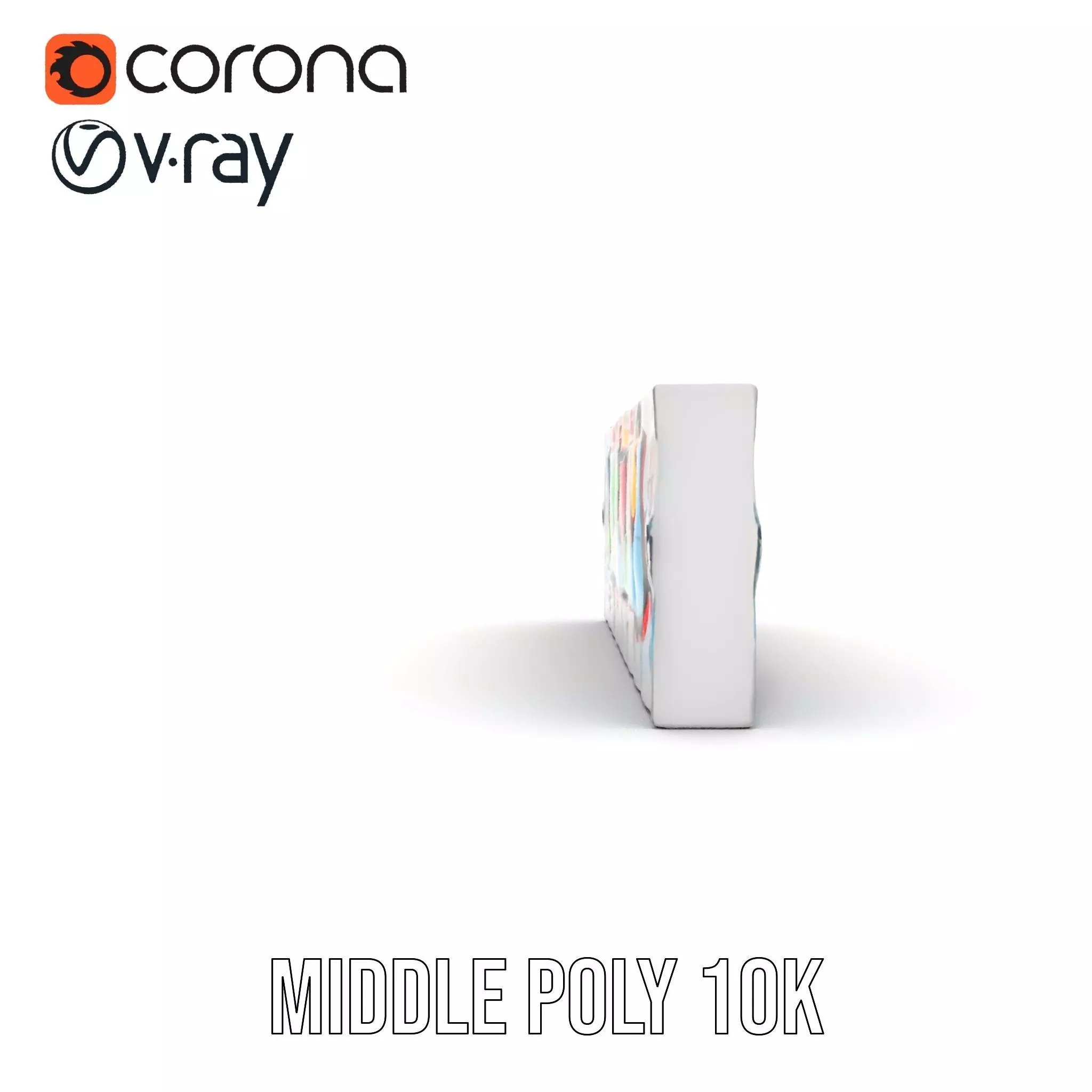 Vibrant Graffiti Wall model pack Low-poly 3D model_17