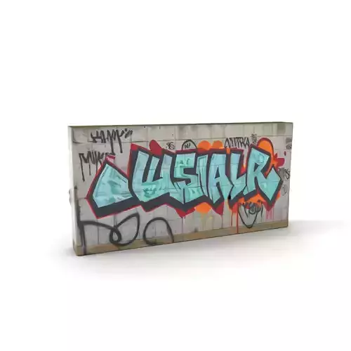 Urban Graffiti Wall model pack