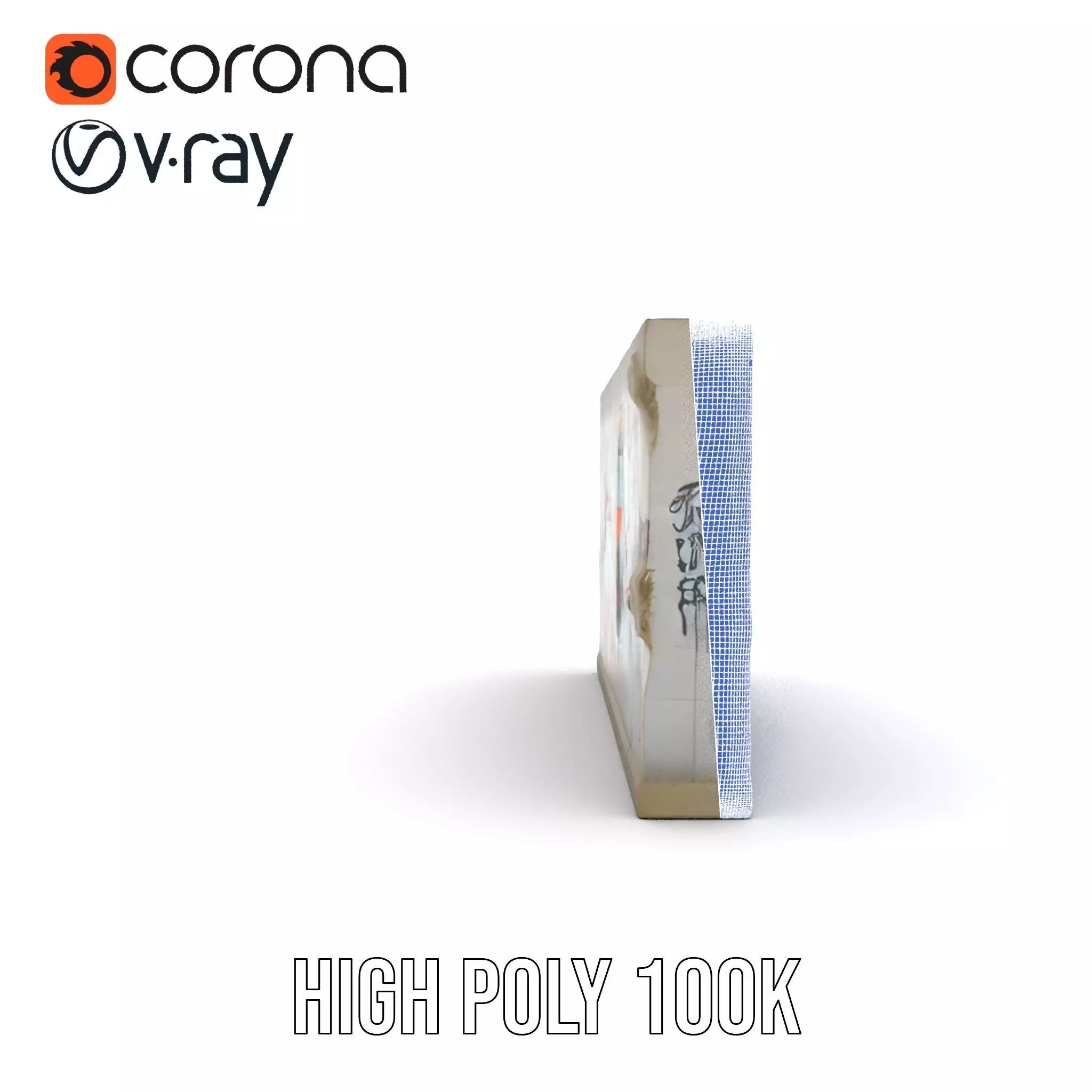 Urban Graffiti Wall model pack Low-poly 3D model_35