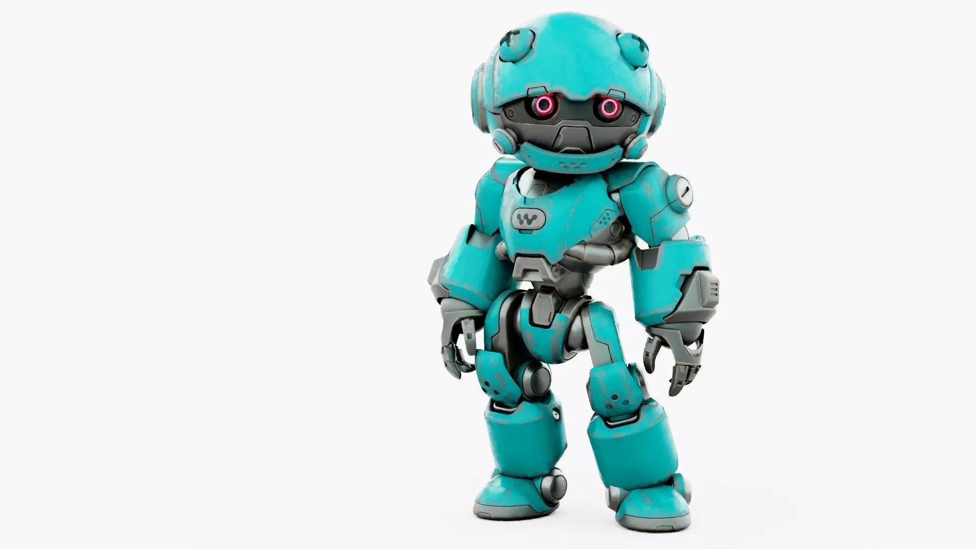 ROBO ZERO-B Rigged for Unreal Engine - Unity - MIXAMO 3D model_2