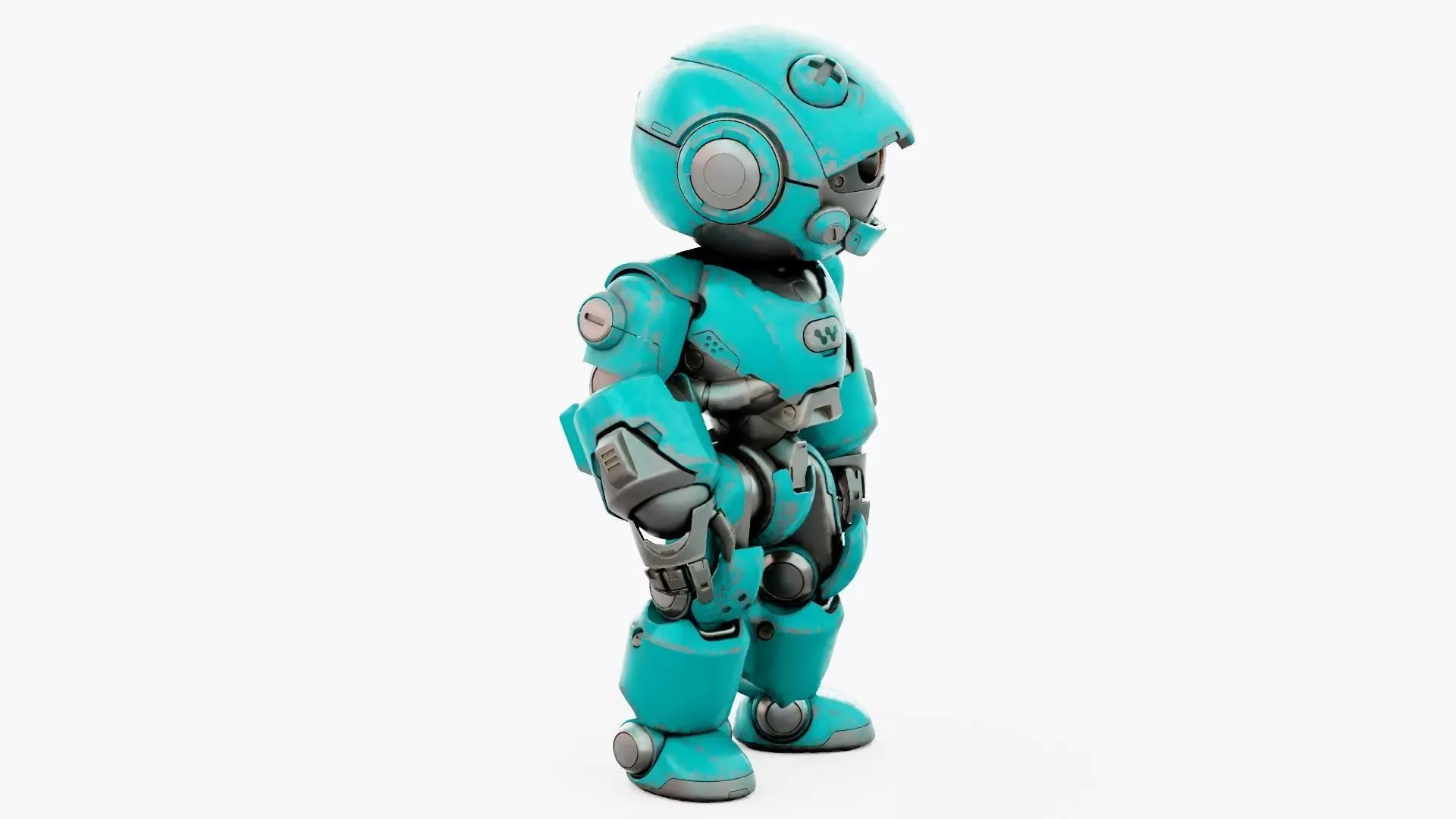 ROBO ZERO-B Rigged for Unreal Engine - Unity - MIXAMO 3D model_6