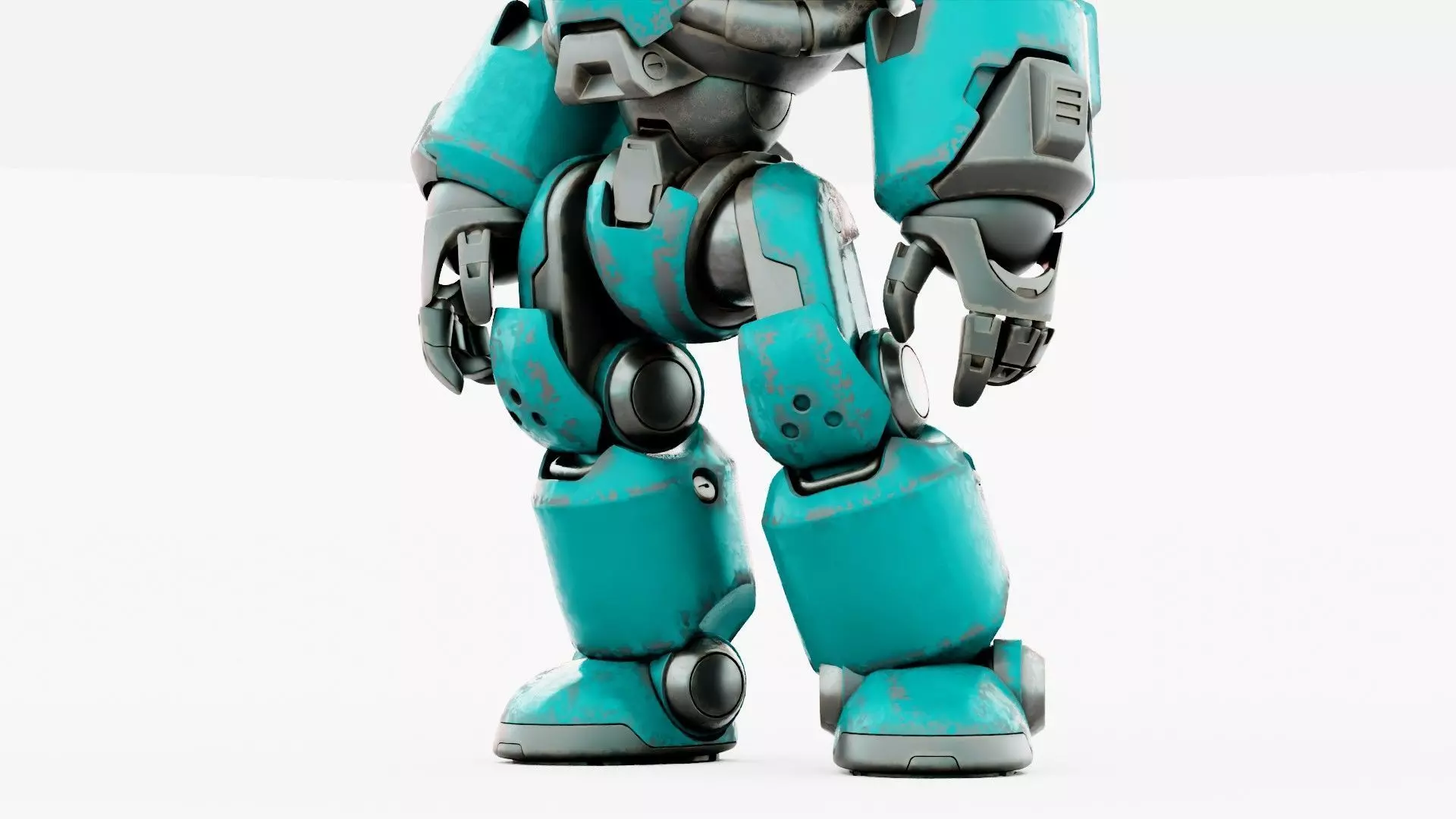 ROBO ZERO-B Rigged for Unreal Engine - Unity - MIXAMO 3D model_26