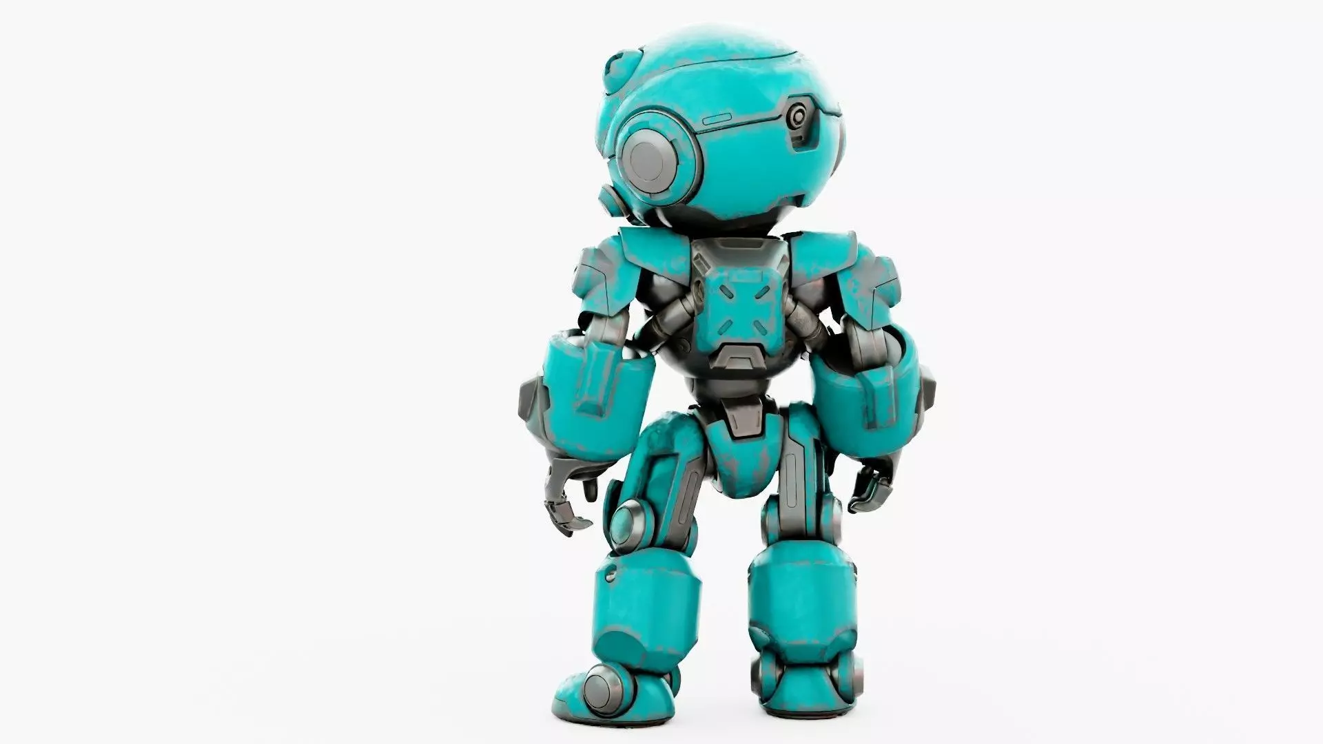 ROBO ZERO-B Rigged for Unreal Engine - Unity - MIXAMO 3D model_14