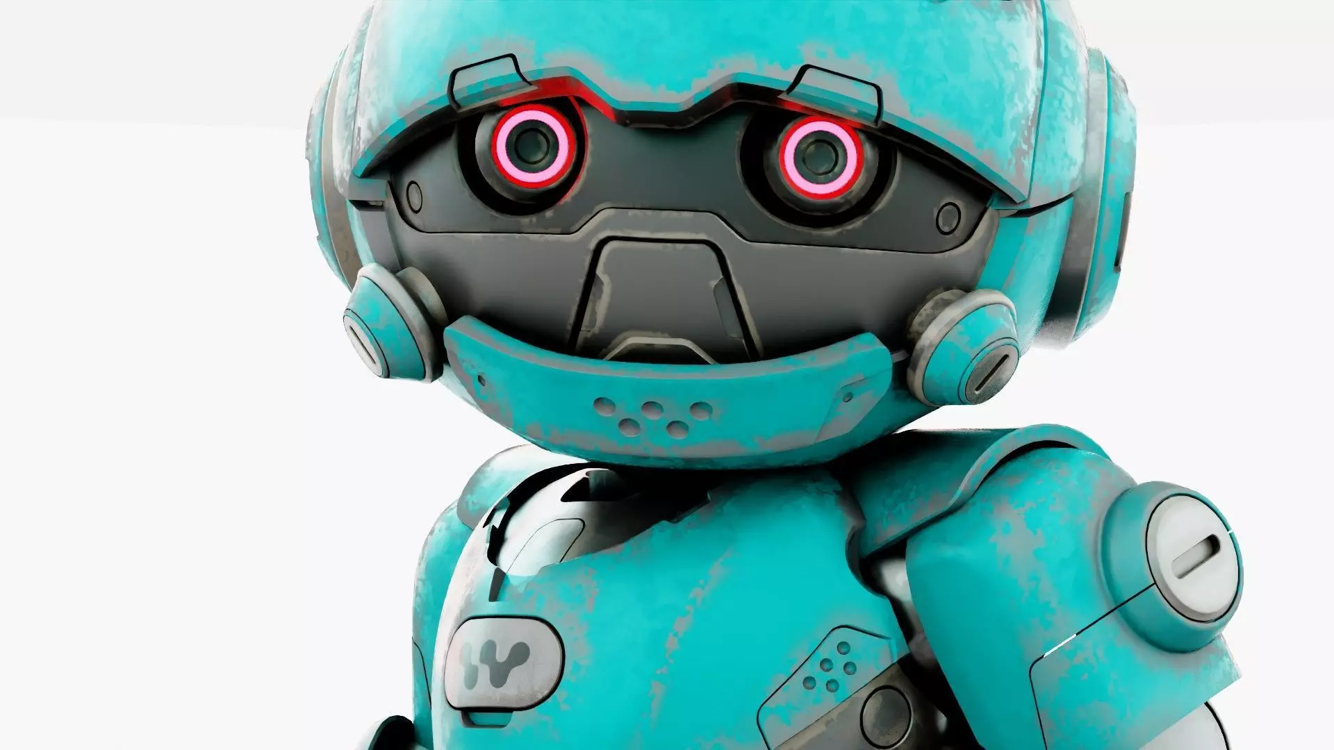 ROBO ZERO-B Rigged for Unreal Engine - Unity - MIXAMO 3D model_28