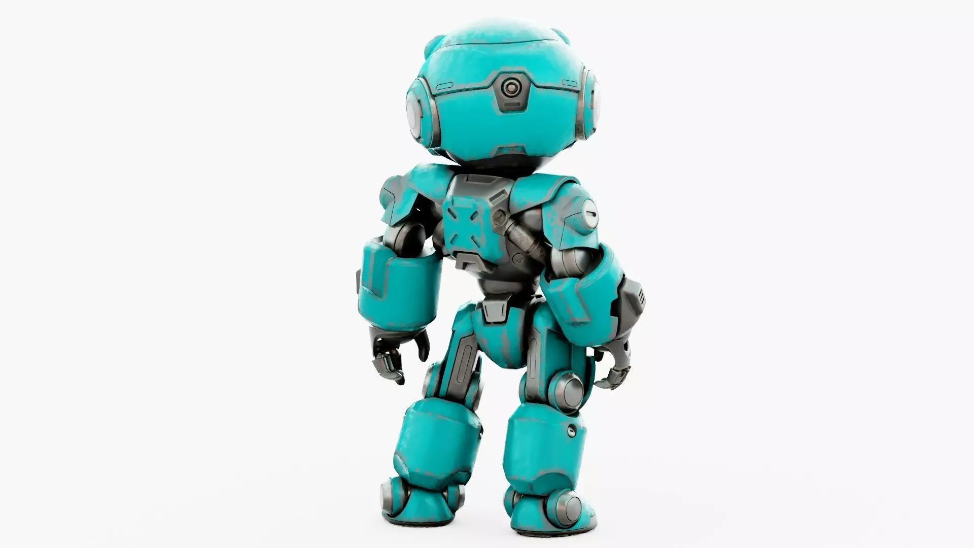 ROBO ZERO-B Rigged for Unreal Engine - Unity - MIXAMO 3D model_12