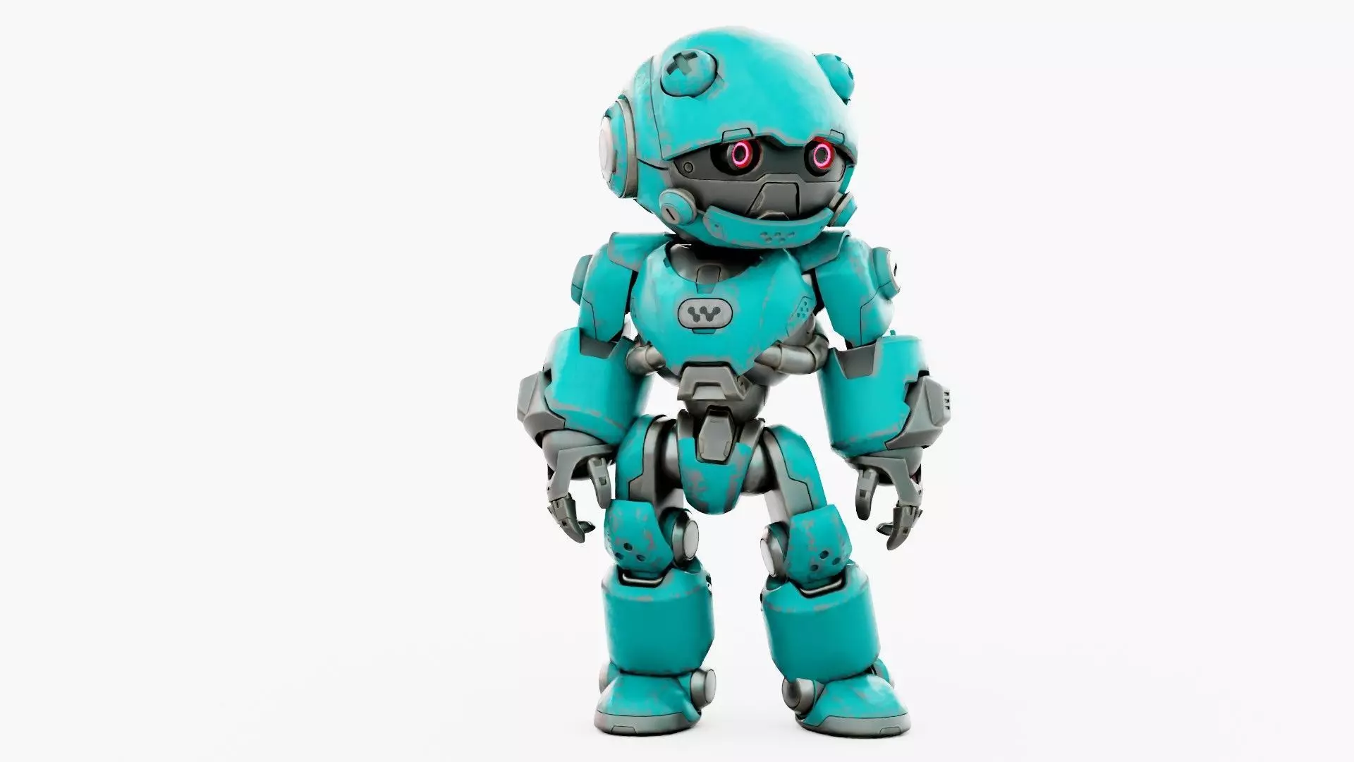 ROBO ZERO-B Rigged for Unreal Engine - Unity - MIXAMO 3D model_3